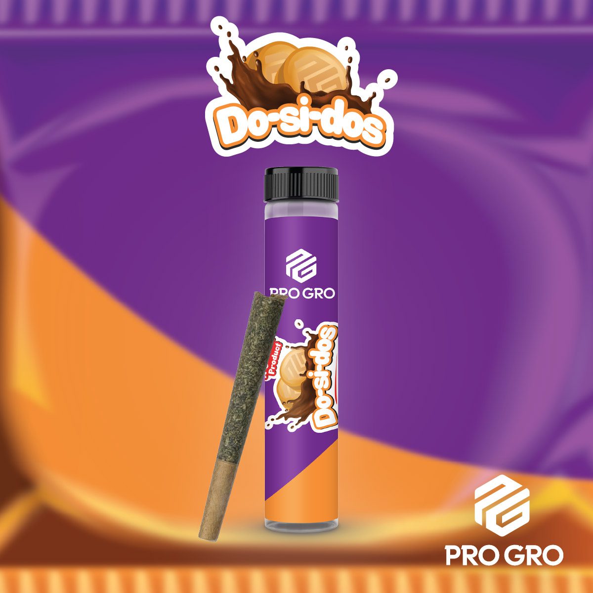 pro gro genetics do-si-dos weed strain preroll