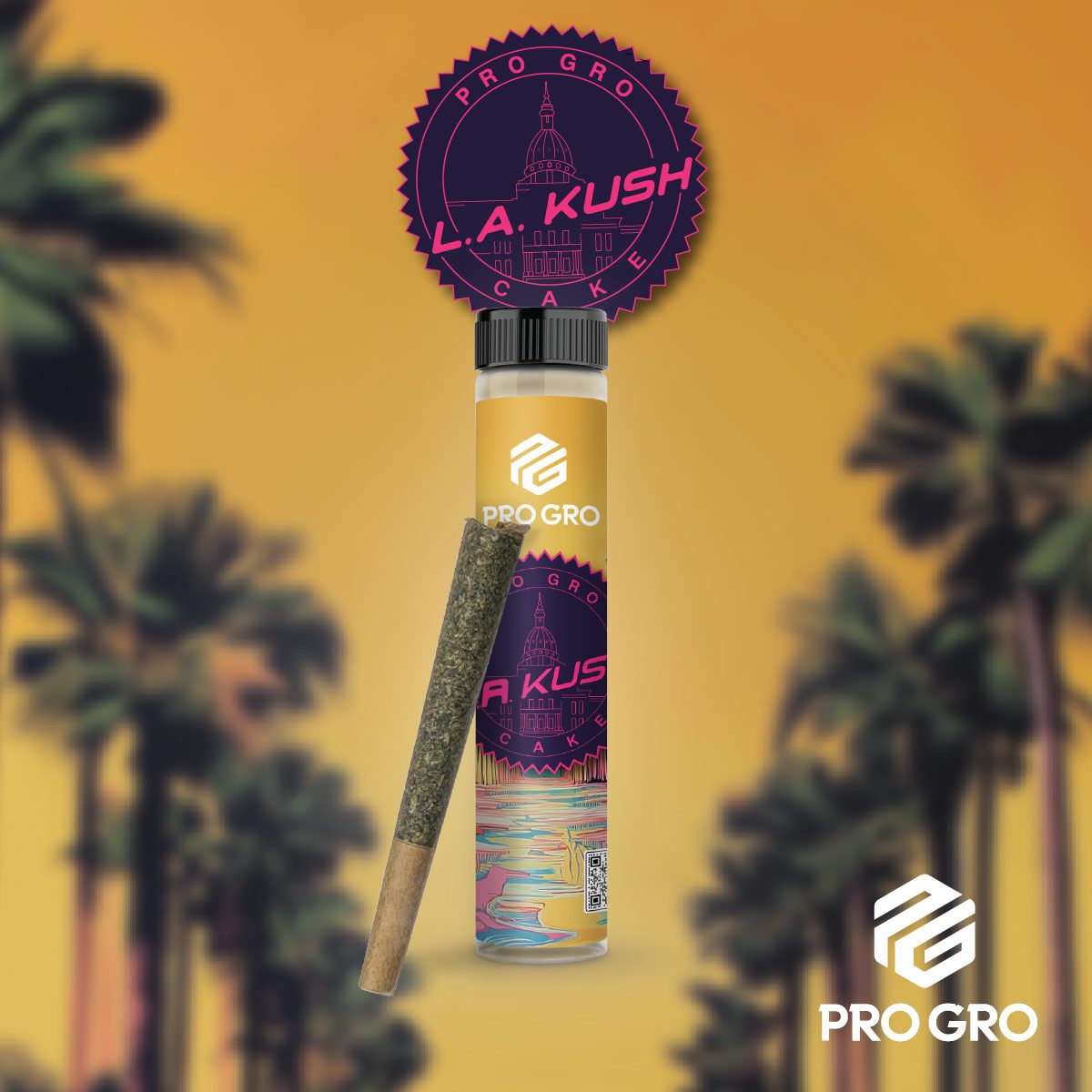 pro gro genetics la kush cake weed strain preroll