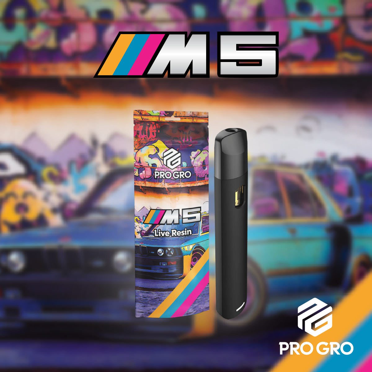pro gro genetics m5 cannabis strain live resin vape